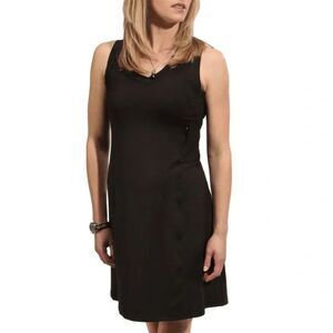 ARC’TERYX Black Sleeveless Soltera Mini V-Neck Dress Women's Size Large